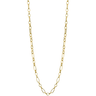 qudo-amoa-oval-link-plain-necklace-gold