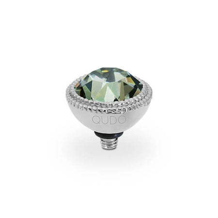 Qudo Fabero 11mm Silver Topper - Black Diamond
