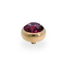 Qudo Sesto 10mm Gold Topper - Amethyst