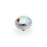 Qudo Sesto 10mm Silver Topper - Crystal Aurora Boreale
