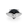 Qudo Stellar 13mm Silver Topper - Jet Black
