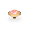 Qudo Tondo 13mm Gold Topper - Orange Glow Delite
