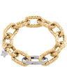 rebecca-diva-gold-diamond-cut-oval-link-bracelet-silver-clasp