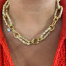 rebecca-diva-gold-diamond-cut-smooth-oval-link-necklace-sliver-clasp
