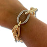 rebecca-diva-gold-half-diamond-cut-oval-link-bracelet-silver-clasp