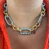 rebecca-diva-two-tone-diamond-cut-smooth-oval-link-necklace