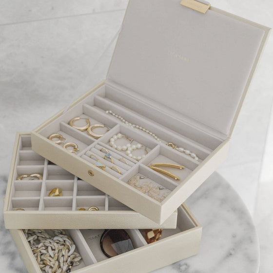 Stackers Classic Jewellery Box (Set) - Metallic Pearl