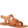 Una Healy Tan Strappy Flat Sandals