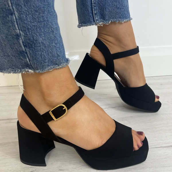 Small chunky clearance heel sandals