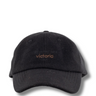 Black cap with 'Victoria' embroidery on a white background