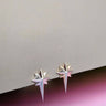 Vurchoo South Africa Silver Rising Star Stud Earrings