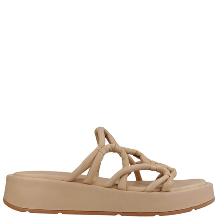 Wonders Cream Caged Leather Sandals