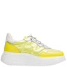 Wonders Lime Leather Elastic Laces Sporty Sneakers