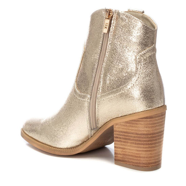 Gold metallic hot sale ankle boots