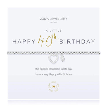 Joma 40th Birthday Bracelet