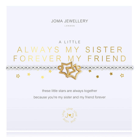 Joma Always My Sister Forever My Friend Bracelet