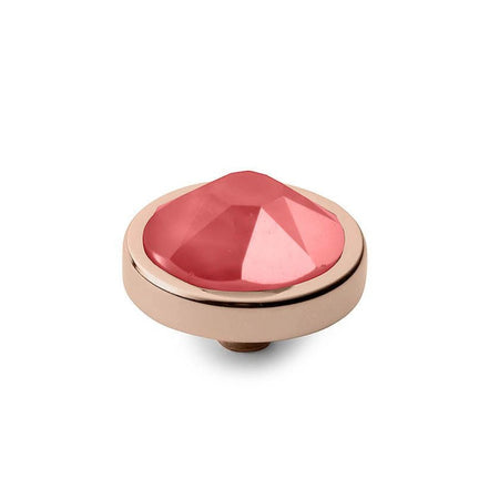 Qudo Canino 9mm Rose Gold Topper - Light Coral