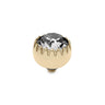 Qudo London 10.5mm Gold Topper - Clear Crystal