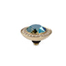 Qudo Tondo Deluxe 13mm Gold Topper - Erinite Shimmer