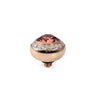 Qudo Tondo Deluxe 10mm Rose Gold Topper - Rose Peach