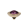 Qudo Tondo Deluxe 13mm Gold Topper - Amethyst