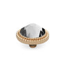 Qudo Fabero 10mm Gold Topper - Crystal