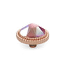 Qudo Fabero 10mm Rose Gold Topper - Light Rose AB