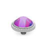 Qudo Fabero 10mm Silver Topper - Light Siam Shimmer
