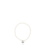 Absolute Kids Silver Pearl with Angel Bracelet