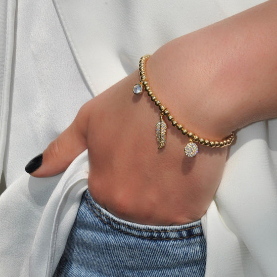 Absolute Floaty Feather Bracelet - SiIver