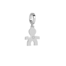 Rebecca My World Silver Boy Charm