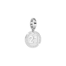 Rebecca My World Silver 21 Charm