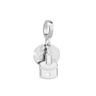 Rebecca My World Silver Cake Charm