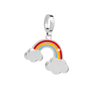 Rebecca My World Silver Rainbow Charm