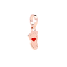Rebecca My World Rose Gold Footprint Charm