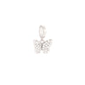Rebecca Silver Sparkle Butterfly Charm