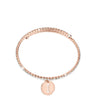 Rebecca My World Rose Gold Glam Bangle - I