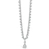 Absolute Silver Crystal Necklace C198SL