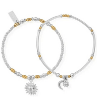 ChloBo Dusk To Dawn Bracelet Set - Gold & Silver