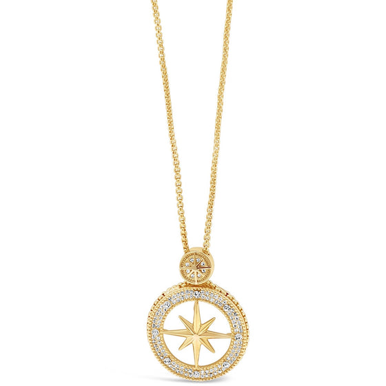 Absolute Compass Necklace - Gold