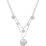 Absolute Sparkler Double Necklace - Silver N2138SL