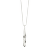 Pilgrim Alberte Wavy Silver Pendant Necklace