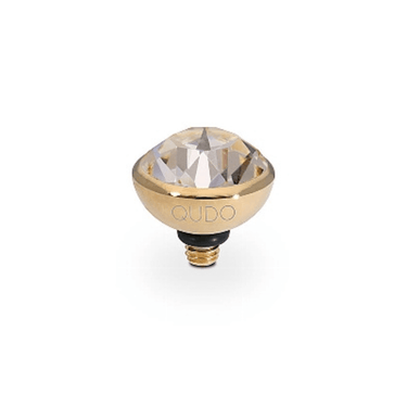 Qudo Bottone 10mm Gold Topper - Silk