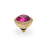 Qudo Fabero 11mm Gold Topper - Fuchsia