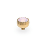 Qudo London 8mm Gold Topper - Rose Opal