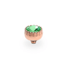 Qudo London 8mm Rose Gold Topper - Peridot