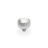 Qudo London 8mm Silver Topper - Cream Pearl