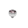 Qudo London 8mm Silver Topper - Light Amethyst