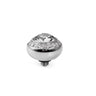 Qudo Tondo Deluxe 10mm Silver Topper - Crystal