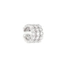 Rebecca Silver Pave Cuff